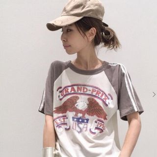 アパルトモンドゥーズィエムクラス(L'Appartement DEUXIEME CLASSE)のL'Appartement STAMMBAUM Laglan Tee 新品(Tシャツ(半袖/袖なし))