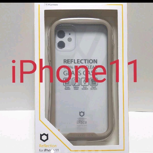 iFace クリアケース iPhone11専用 ベージュ リフレクション 新品の通販 ...