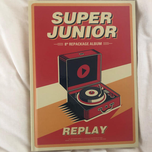 SUPER JUNIOR(スーパージュニア)のSUPERJUNIOR REPLAY CD ウニョクver. エンタメ/ホビーのCD(K-POP/アジア)の商品写真