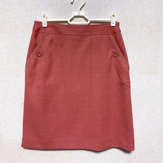 シンプリシテェ(Simplicite)のsimplicite 珊瑚色のスカート(ひざ丈スカート)