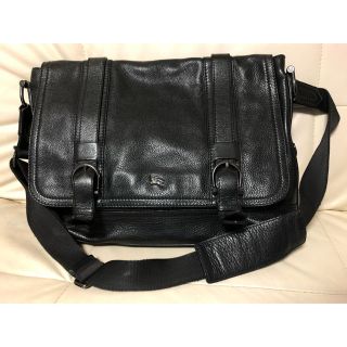 バーバリー(BURBERRY)の【2/28まで限定価格】バーバリー　レザー　メッセンジャーバッグ(メッセンジャーバッグ)