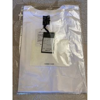 ナンバーナイン(NUMBER (N)INE)の新品　ナンバーナイン　ロゴTシャツ　半袖　ポケットTシャツ　サイズ3 サイズM(Tシャツ/カットソー(半袖/袖なし))