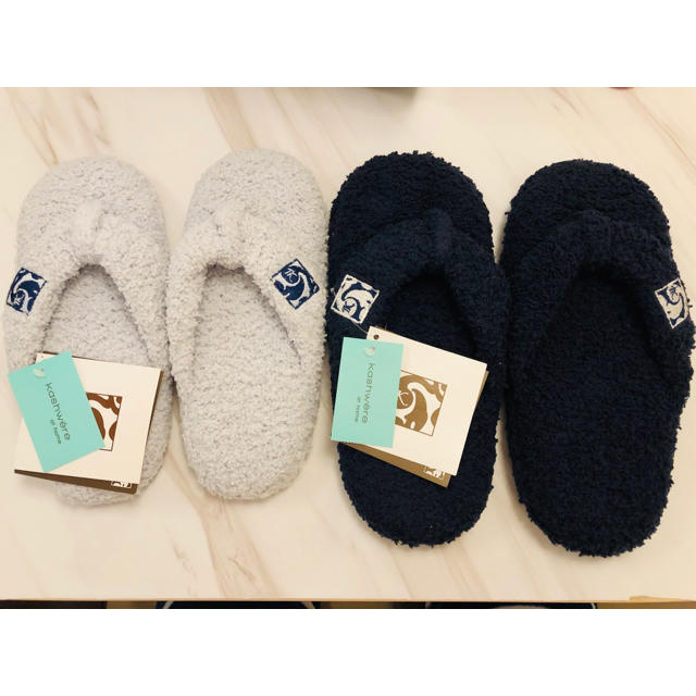 アのスリッ kashwere - カシウェア ペアスリッパの やカップル