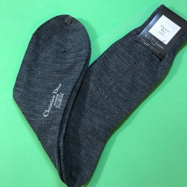クリスチャンディオール……紳士靴下…(25センチ)…新品未使用レッグウェア