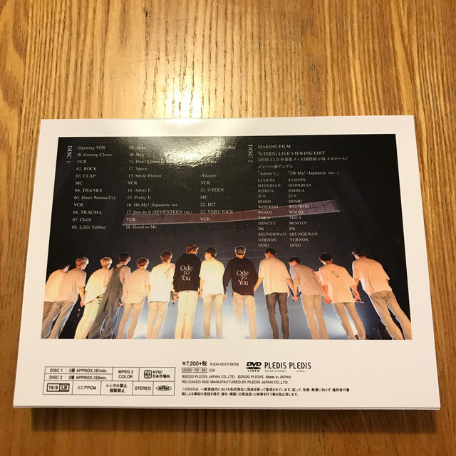 SEVENTEEN(セブンティーン)のOde to You SEVENTEEN WORLD TOUR IN JAPAN エンタメ/ホビーのDVD/ブルーレイ(アイドル)の商品写真