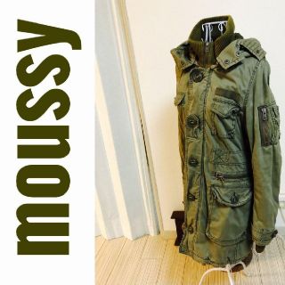 マウジー(moussy)のmoussy マウジー フード付き ミリタリーモッズコート(モッズコート)