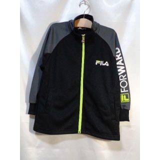 フィラ(FILA)の＜№3700＞(130cm)★FILA★ジャージジャケット☆黒グレー☆(ジャケット/上着)