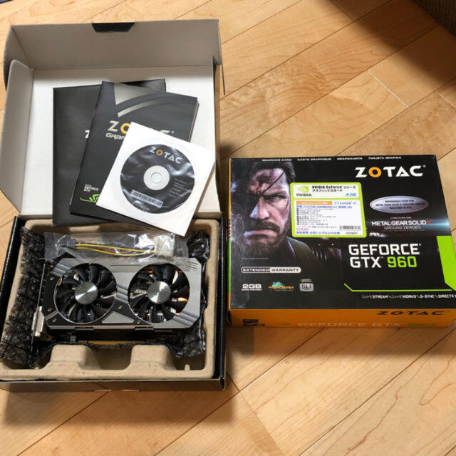 ZOTAC GeForce GTX960-2G ビデオカード スマホ/家電/カメラのPC/タブレット(PCパーツ)の商品写真