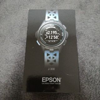 エプソン(EPSON)のEPSON J-300T 中古良品 ランニングウォッチ(腕時計(デジタル))