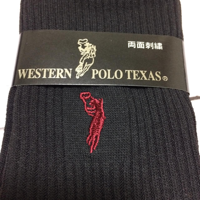 靴下 POLO ウエスタンポロ メンズソックス 5足セット 両面刺繍 ビジネス メンズのレッグウェア(ソックス)の商品写真