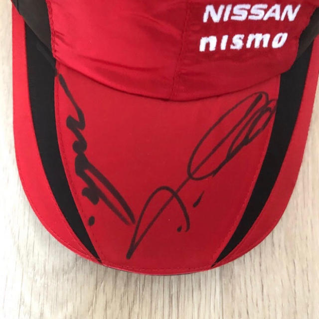 nismo 本山哲選手サイン入りキャップ 3