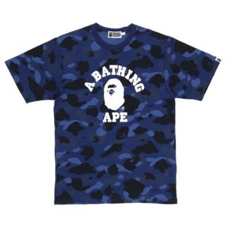 アベイシングエイプ(A BATHING APE)のBAPE Color Camo College Tshirt(Tシャツ/カットソー(半袖/袖なし))