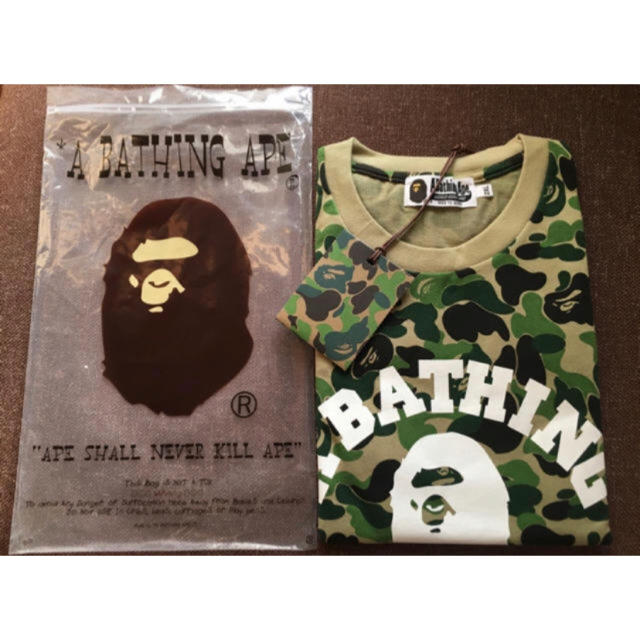 A BATHING APE(アベイシングエイプ)のBAPE ABC CAMO COLLEGE TSHIRT メンズのトップス(Tシャツ/カットソー(半袖/袖なし))の商品写真