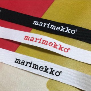 マリメッコ(marimekko)のうめこ。様専用　マリメッコ   ロゴリボン　(各種パーツ)