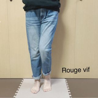 ルージュヴィフ(Rouge vif)のお値下げ中！Rouge vif ゆったり可愛いデニム(デニム/ジーンズ)