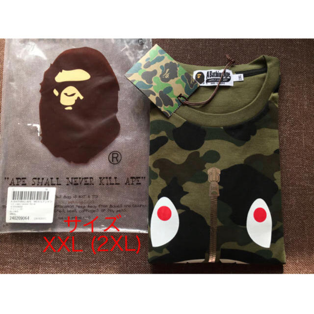 A BATHING APE(アベイシングエイプ)のBAPE 1ST CAMO SHARK TEE メンズのトップス(Tシャツ/カットソー(半袖/袖なし))の商品写真