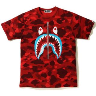 アベイシングエイプ(A BATHING APE)のBAPE COLOR CAMO SHARK TSHIRT (Tシャツ/カットソー(半袖/袖なし))