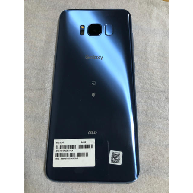 Galaxy(ギャラクシー)のGalaxy S8 Blue 64 GB SIMロック解除済み スマホ/家電/カメラのスマートフォン/携帯電話(スマートフォン本体)の商品写真