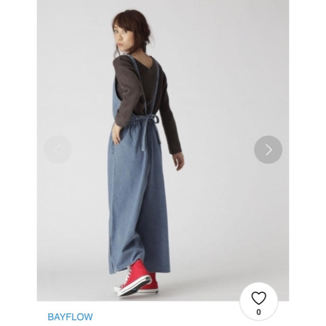 BAYFLOW(ベイフロー)のBAYFLOW デニムサロペット レディースのパンツ(サロペット/オーバーオール)の商品写真