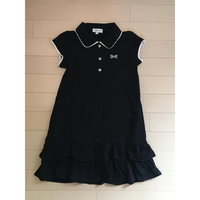 anyFAM(エニィファム)の黒　ワンピース キッズ/ベビー/マタニティのキッズ服女の子用(90cm~)(ワンピース)の商品写真