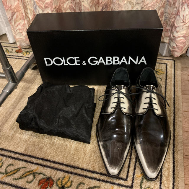 DOLCE&GABBANA(ドルチェアンドガッバーナ)の新品未使用　DOLCE&GABBANA ドルガバ　ドレスシューズ　革靴 メンズの靴/シューズ(ドレス/ビジネス)の商品写真