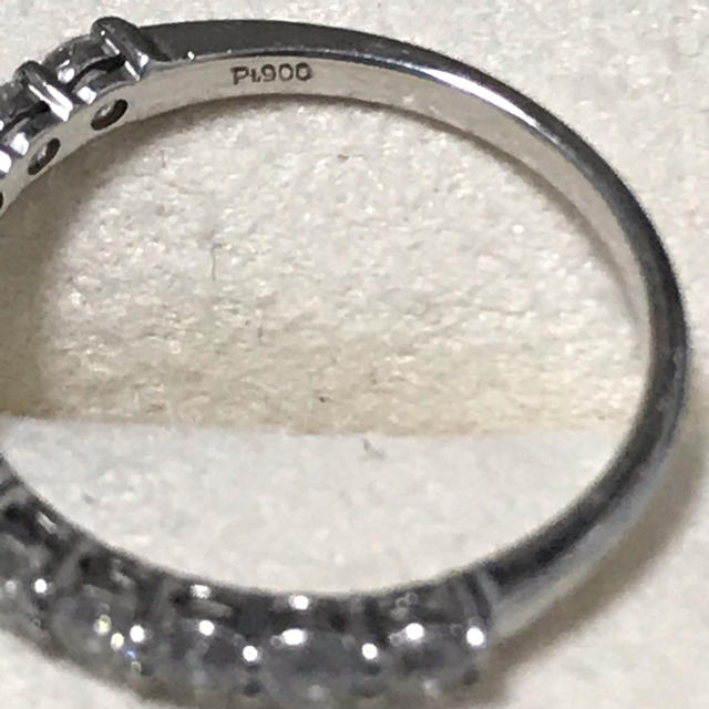 PT900ダイヤモンドリング レディースのアクセサリー(リング(指輪))の商品写真