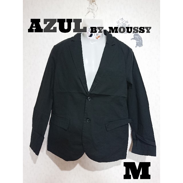 AZUL by moussy(アズールバイマウジー)のAZUL by moussy ストレッチポプリンテイラードジャケット メンズのジャケット/アウター(テーラードジャケット)の商品写真