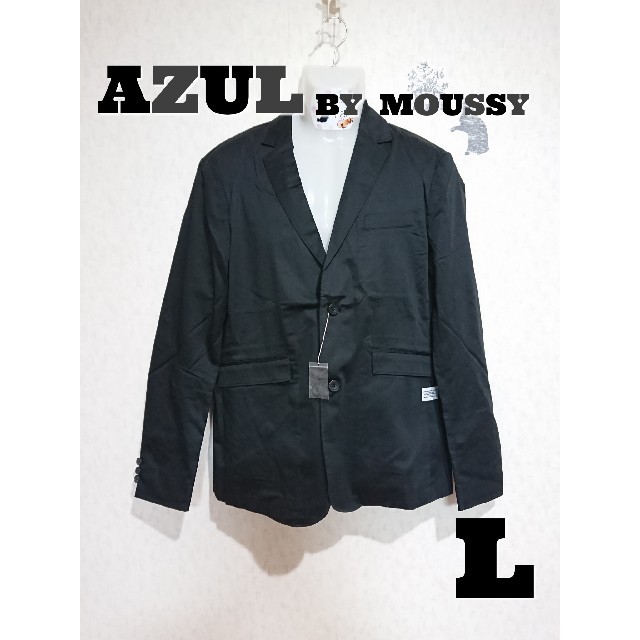 AZUL by moussy(アズールバイマウジー)のAZUL by moussy サテンストレッチテイラード ジャケット メンズのジャケット/アウター(テーラードジャケット)の商品写真