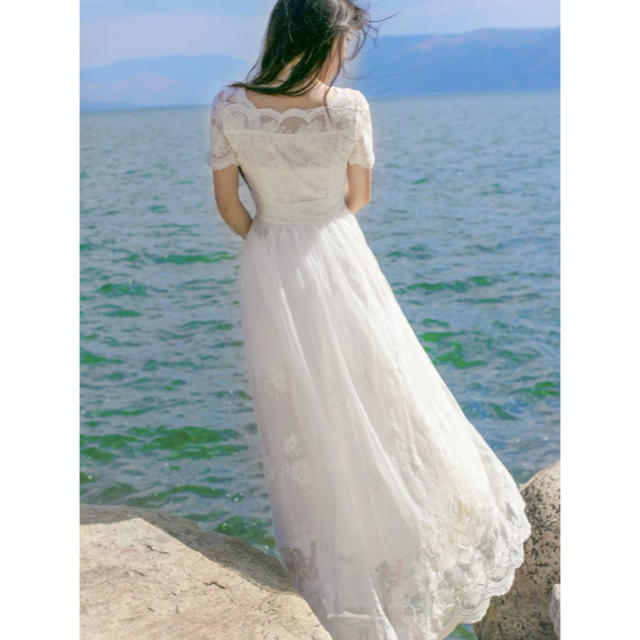 二次会 ❁ 花嫁ドレス レディースのフォーマル/ドレス(ウェディングドレス)の商品写真