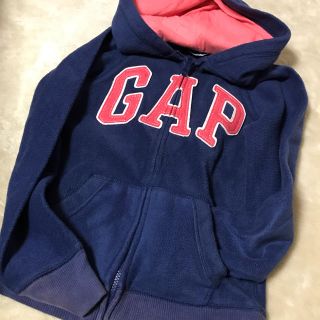 ギャップ(GAP)のGAP パーカー  フリース  紺　　160(ジャケット/上着)