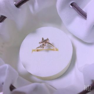 スタージュエリー(STAR JEWELRY)の【最終値下げ】STAR JEWELRY 飛行機ピンキーリング(リング(指輪))