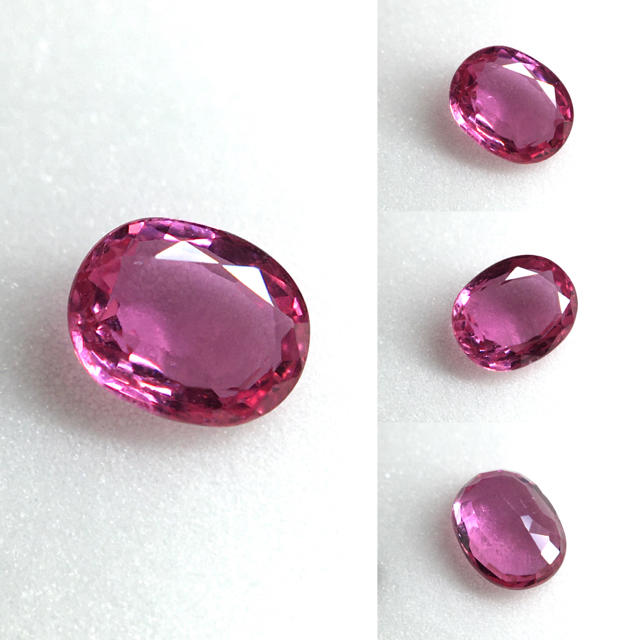 甘やかな輝きの”幻の宝石” 0.4ct UP 天然 パパラチア サファイア  レディースのアクセサリー(リング(指輪))の商品写真