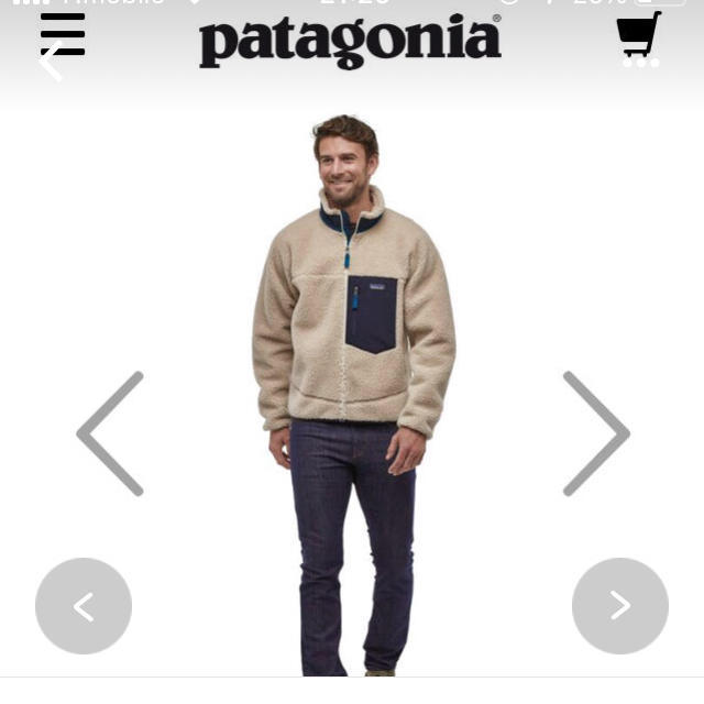 メンズパタゴニア  Patagonia レトロX ナチュラル S