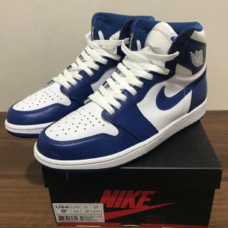 ナイキ(NIKE)のエアジョーダン1 OG ストームブルー（275）(スニーカー)