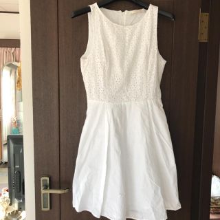 ザラ(ZARA)のlalaland様専用  ZARA  白ワンピース(ミニワンピース)