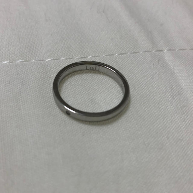シルバー リング 指輪 ステンレス シンプル 12号 銀 レディースのアクセサリー(リング(指輪))の商品写真