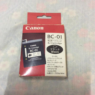 キヤノン(Canon)のキャノンBCー01 ヘッド一体型プリンターインク　未使用品 箱破損あり(PC周辺機器)