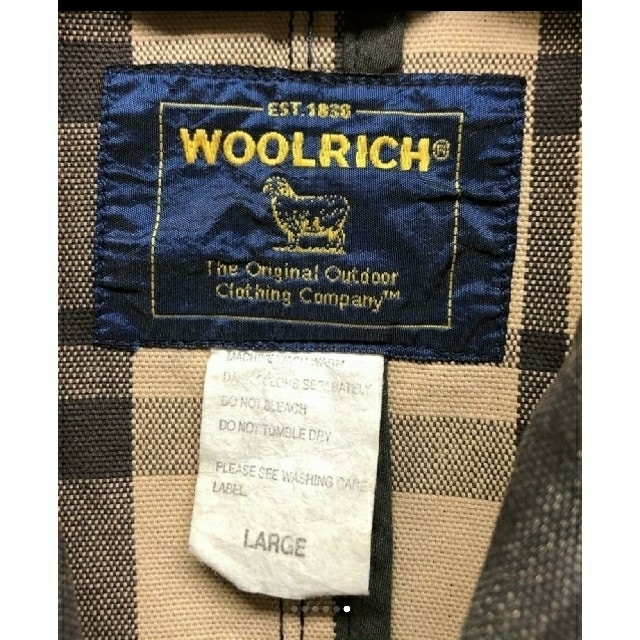 WOOLRICH(ウールリッチ)のWOOLRICH　状態良好　デニムジャケット　ストライプ　テーラード　上質　春 メンズのジャケット/アウター(Gジャン/デニムジャケット)の商品写真