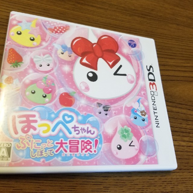 ニンテンドー3DS(ニンテンドー3DS)のほっぺちゃん ぷにっとしぼって大冒険！ 3DS エンタメ/ホビーのゲームソフト/ゲーム機本体(携帯用ゲームソフト)の商品写真