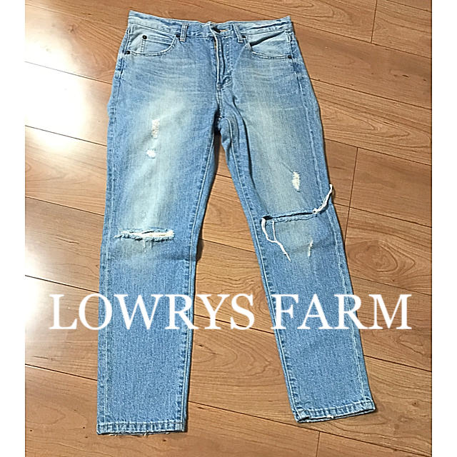 LOWRYS FARM(ローリーズファーム)の☆LOWRYS FARM☆ローリーズファーム  クラッシュデニム レディースのパンツ(デニム/ジーンズ)の商品写真