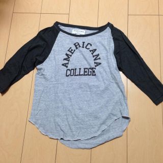 アメリカーナ(AMERICANA)のAmericanaラグランTシャツ(カットソー(長袖/七分))