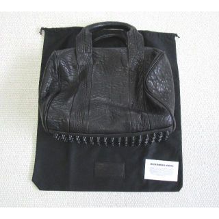 アレキサンダーワン(Alexander Wang)のALEXANDER WANG アレキサンダーワン レザー スタッズ ボストンバッ(ハンドバッグ)