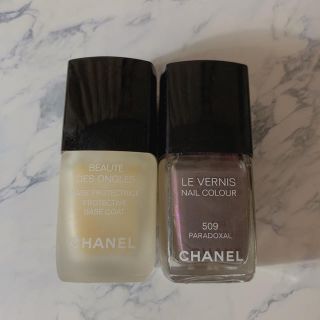 シャネル(CHANEL)のネイル ベースコートとカラー509のセット(マニキュア)