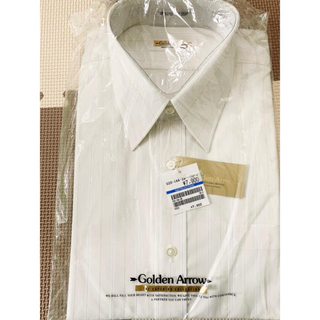 三越(ミツコシ)の高級紳士ワイシャツ　ホワイト長袖 メンズのトップス(シャツ)の商品写真