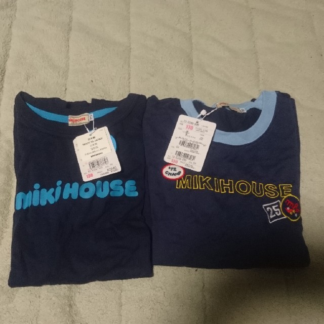 mikihouse(ミキハウス)のミキハウス tシャツ 2枚 キッズ/ベビー/マタニティのキッズ服男の子用(90cm~)(Tシャツ/カットソー)の商品写真