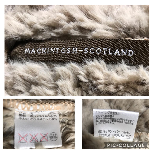 MACKINTOSH PHILOSOPHY(マッキントッシュフィロソフィー)のMACKINTOSH◆マッキントッシュキルティングコート/フード付/裏ボア/36 レディースのジャケット/アウター(ロングコート)の商品写真