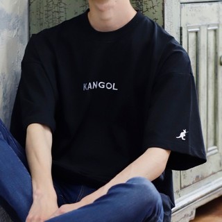 カンゴール(KANGOL)のKANGOL 別注ロゴ刺繍 プリント半袖  ビッグシルエットカット(Tシャツ/カットソー(半袖/袖なし))
