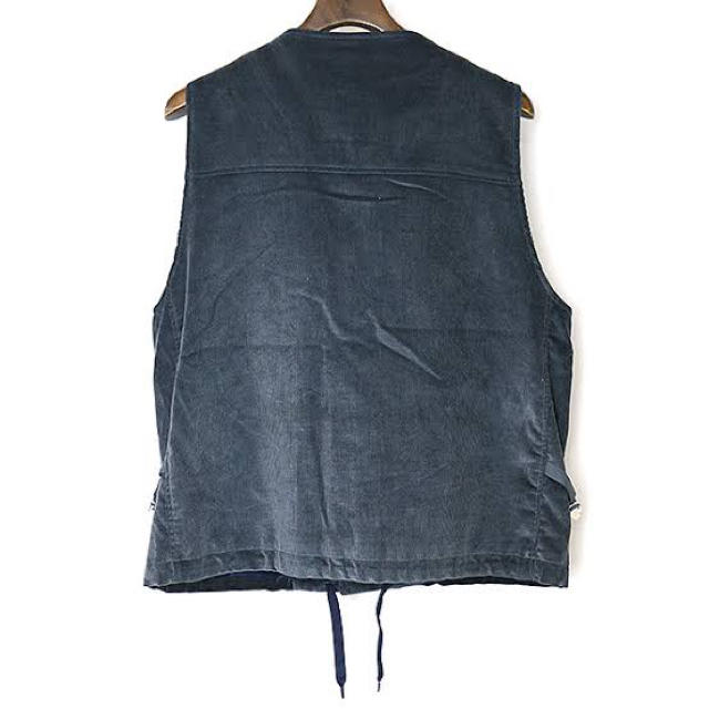 Name. CORDUROY UTILITY VEST BLUE GRAY 0 - ベスト