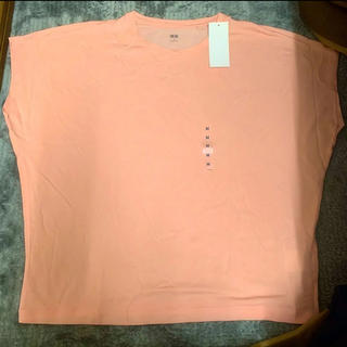 ユニクロ(UNIQLO)のUNIQLO ドレープT light orange(Tシャツ(半袖/袖なし))