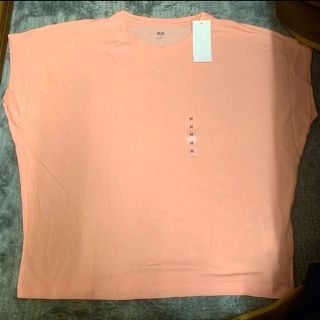 ユニクロ(UNIQLO)のUNIQLO ドレープT light orange(Tシャツ(半袖/袖なし))